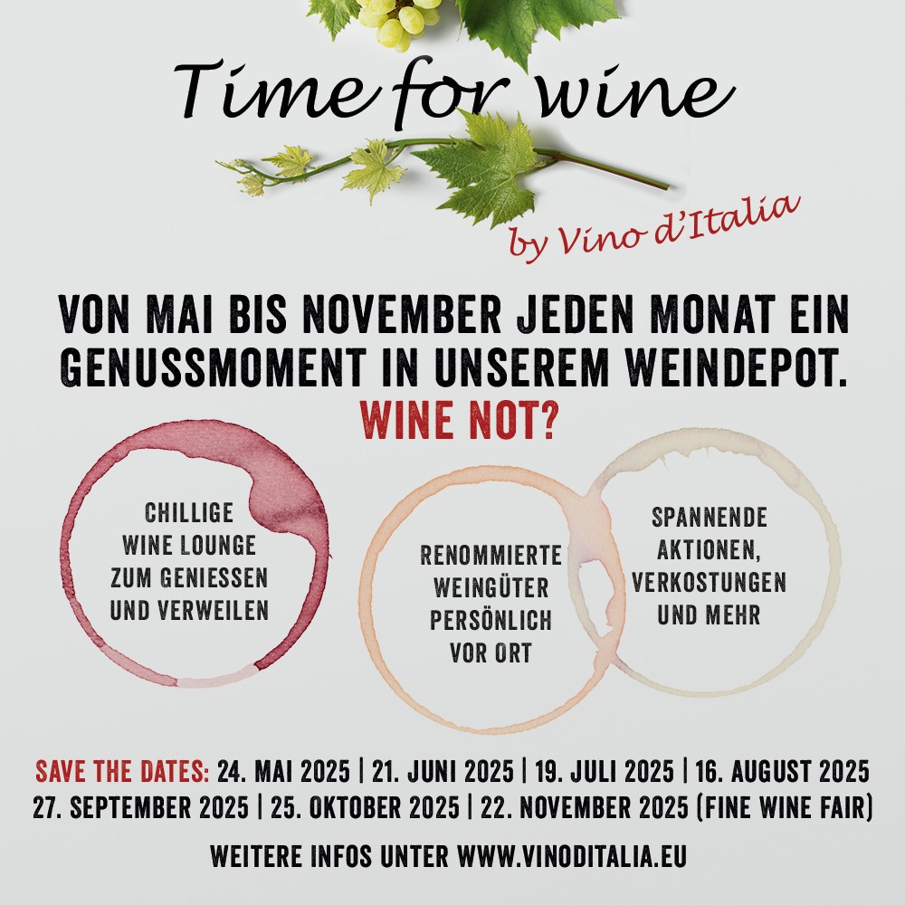 Time for Spring in a Glass <br>– Wein erleben, Frühling genießen