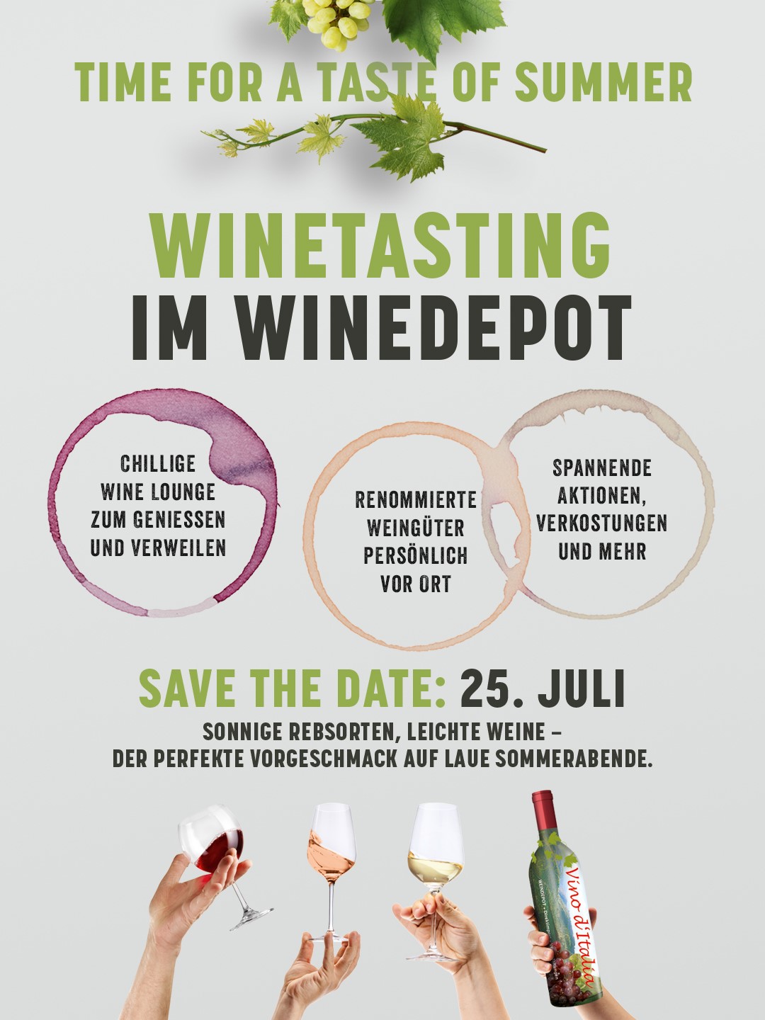 Sommer Weinprobe